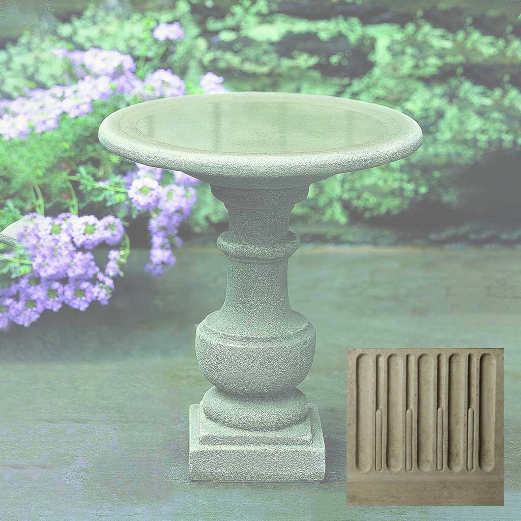 Siena Birdbath