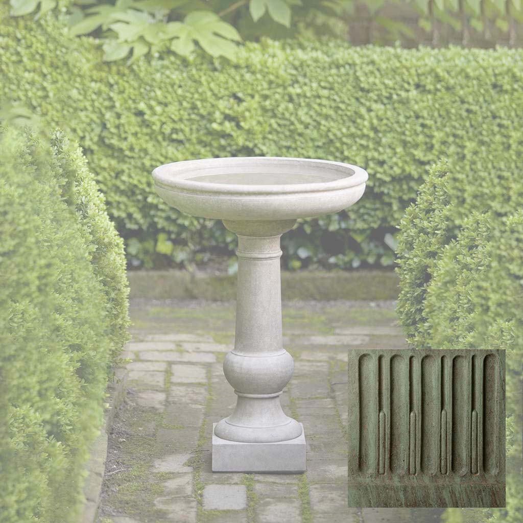 Williamsburg Tea Table Birdbath