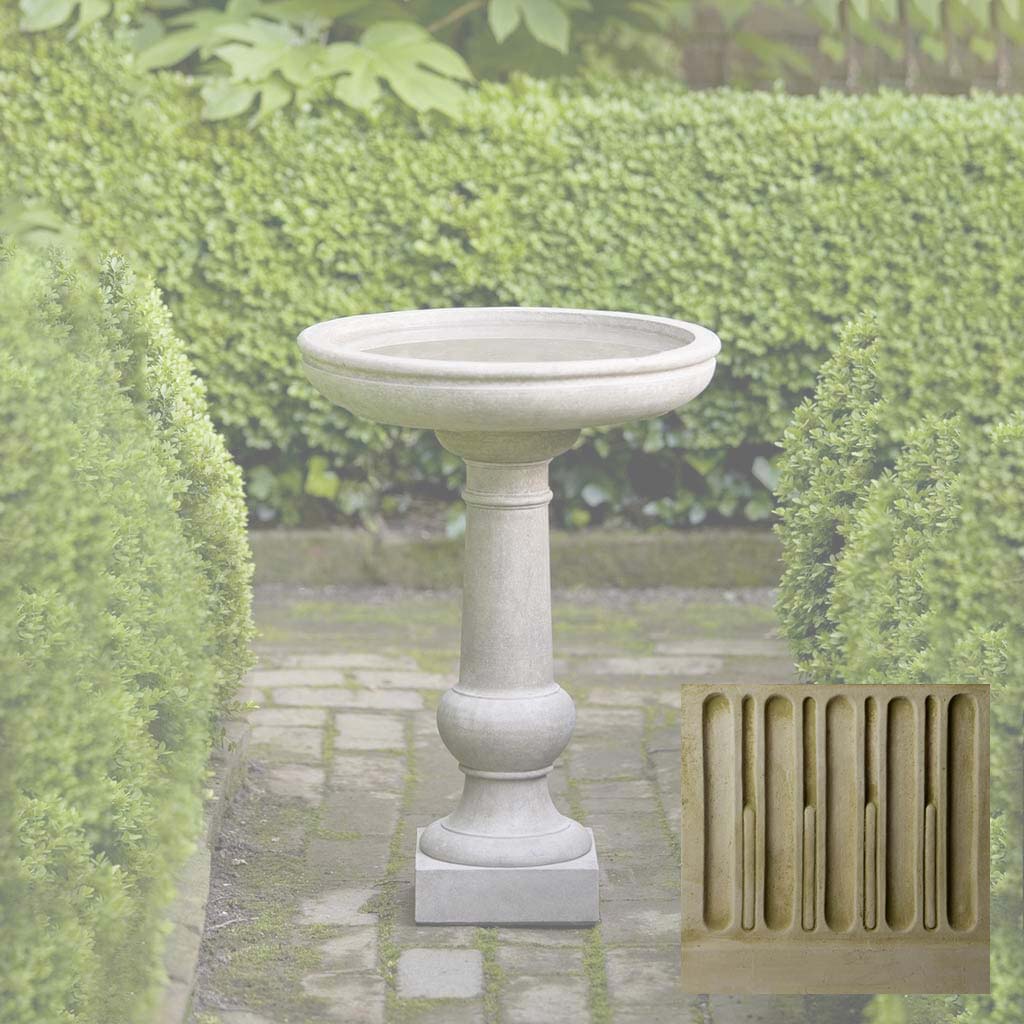 Williamsburg Tea Table Birdbath