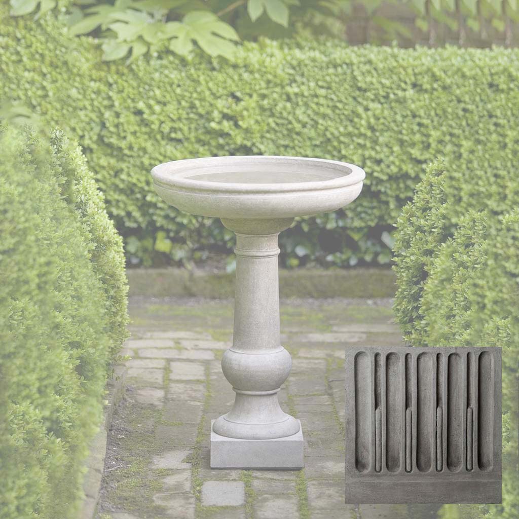 Williamsburg Tea Table Birdbath