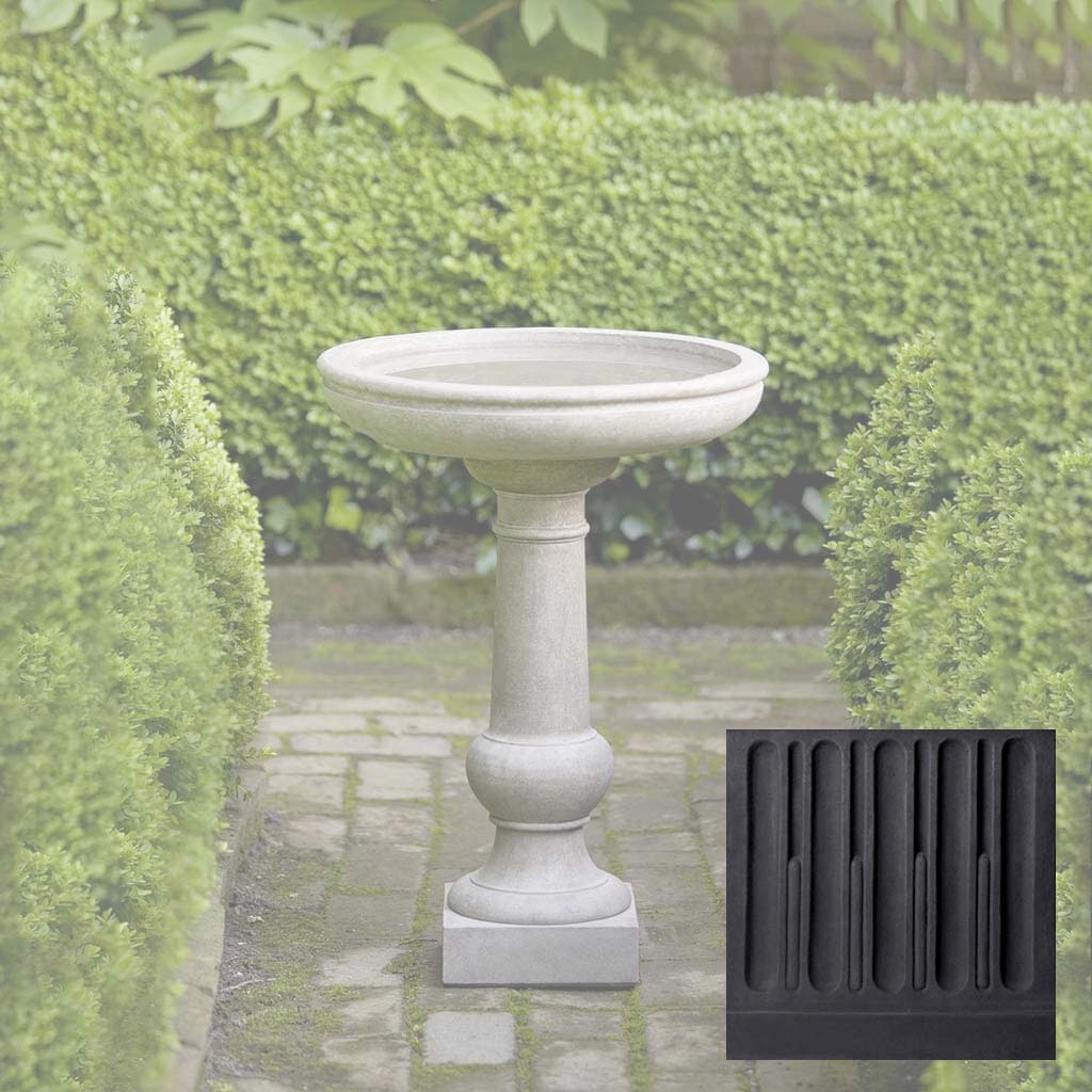 Williamsburg Tea Table Birdbath