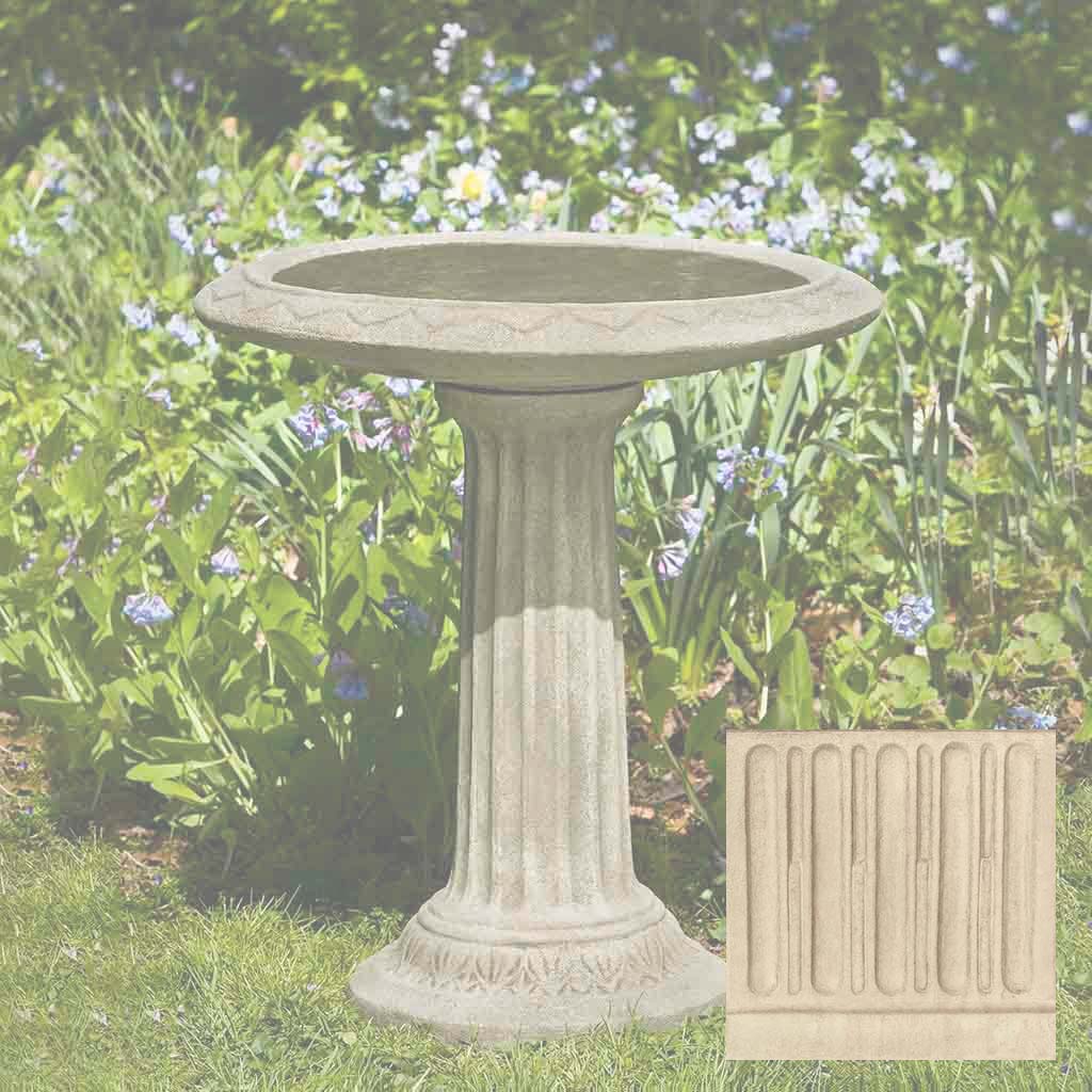 Cottage Garden Birdbath