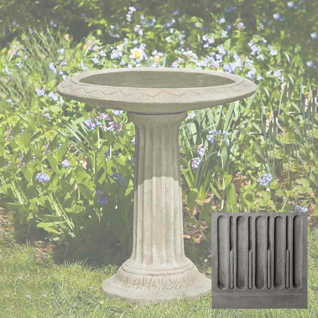 Cottage Garden Birdbath