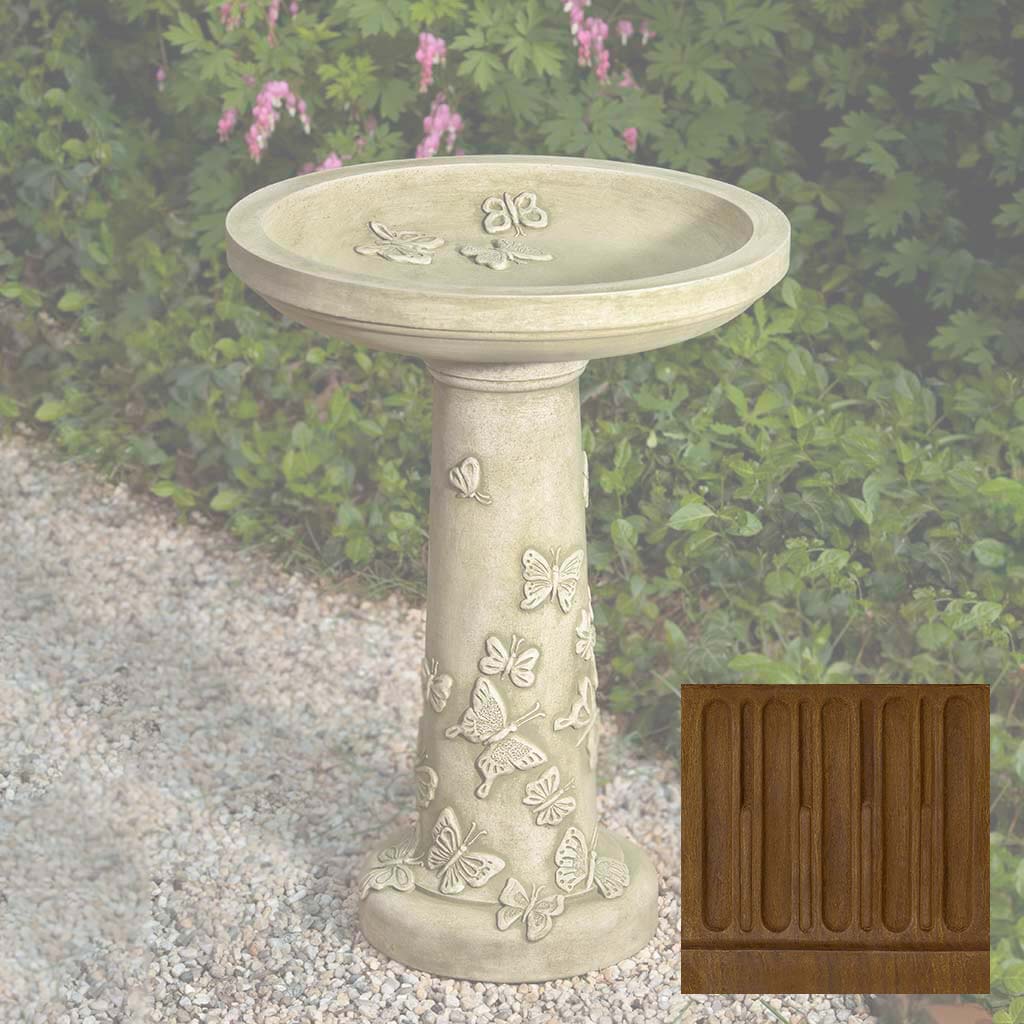 Butterflies are Free Birdbath