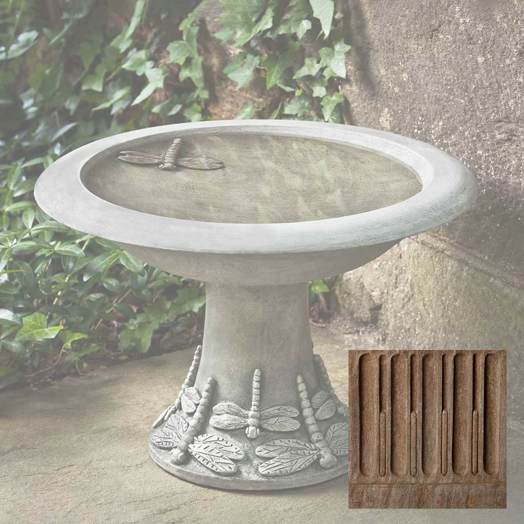 Dragonfly Birdbath Small