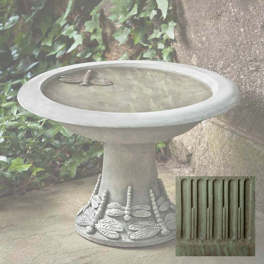 Dragonfly Birdbath Small