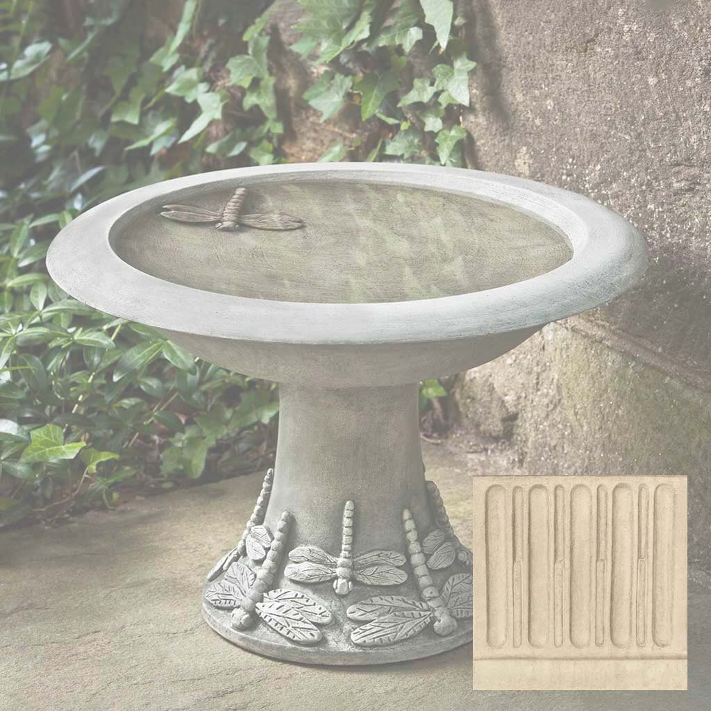 Dragonfly Birdbath Small