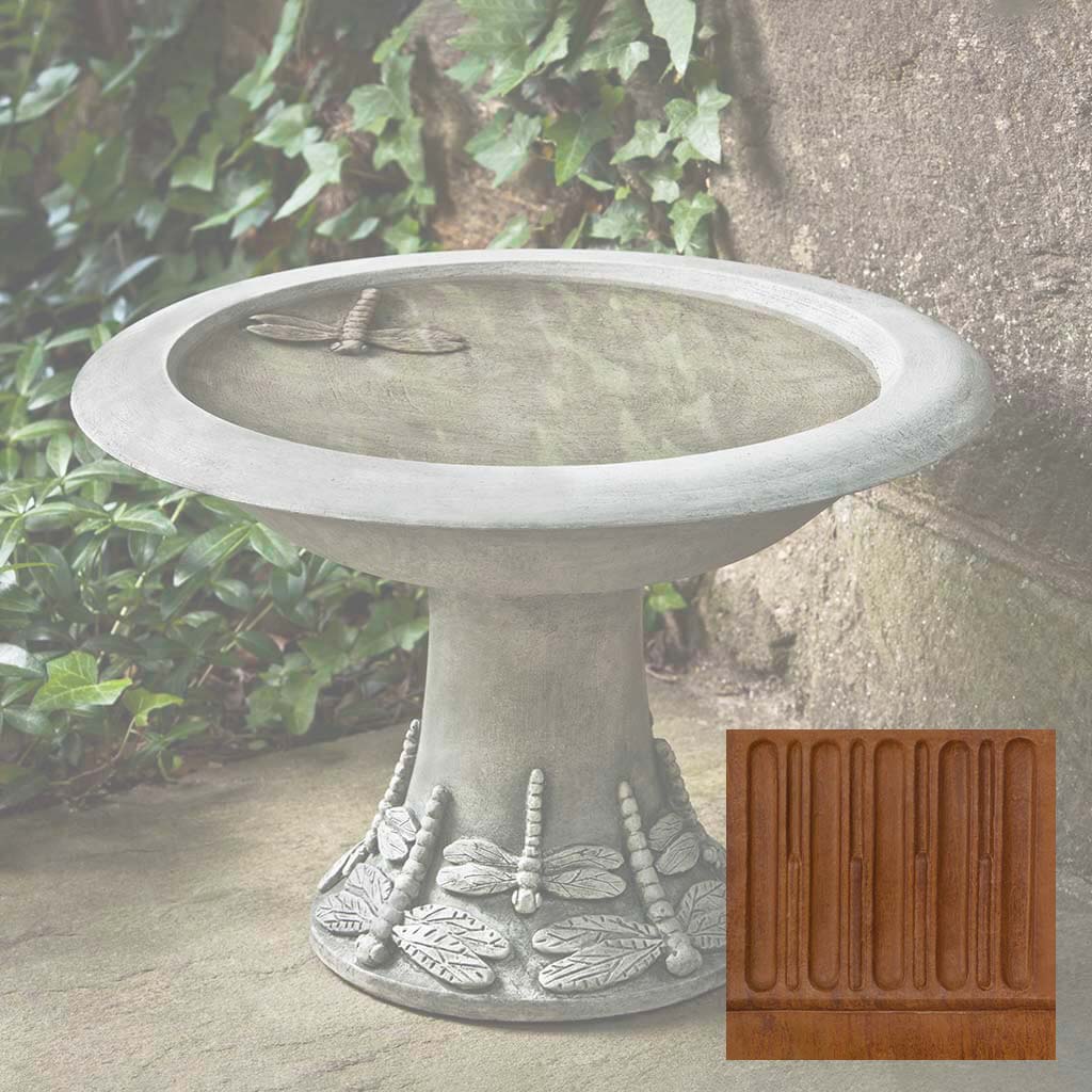 Dragonfly Birdbath Small