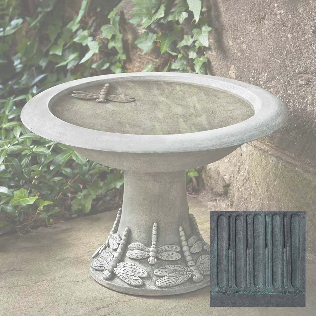 Dragonfly Birdbath Small