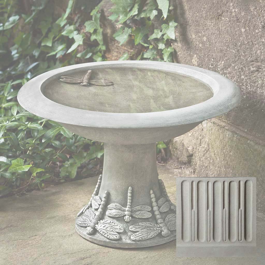 Dragonfly Birdbath Small
