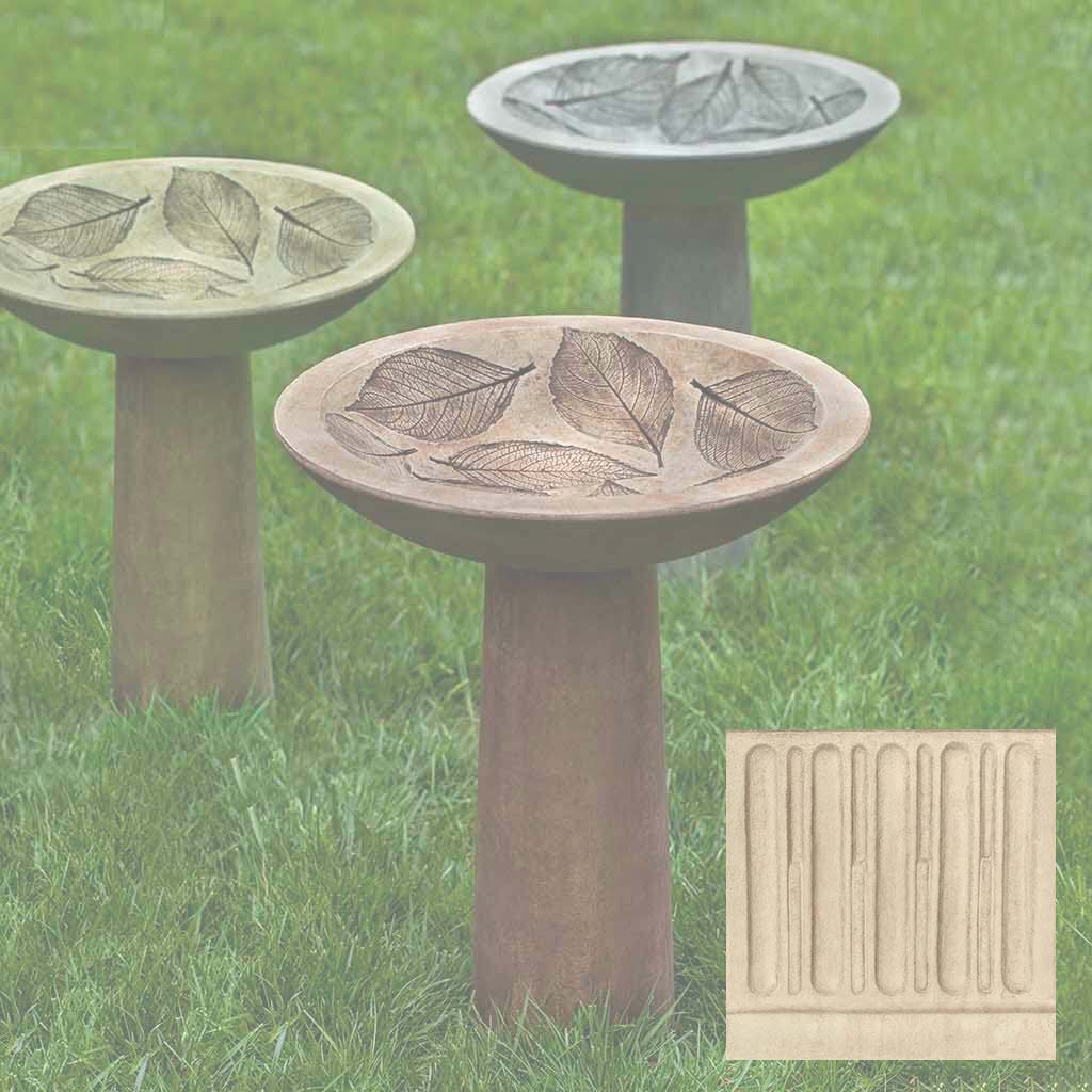 Hydrangea Leaf Birdbath