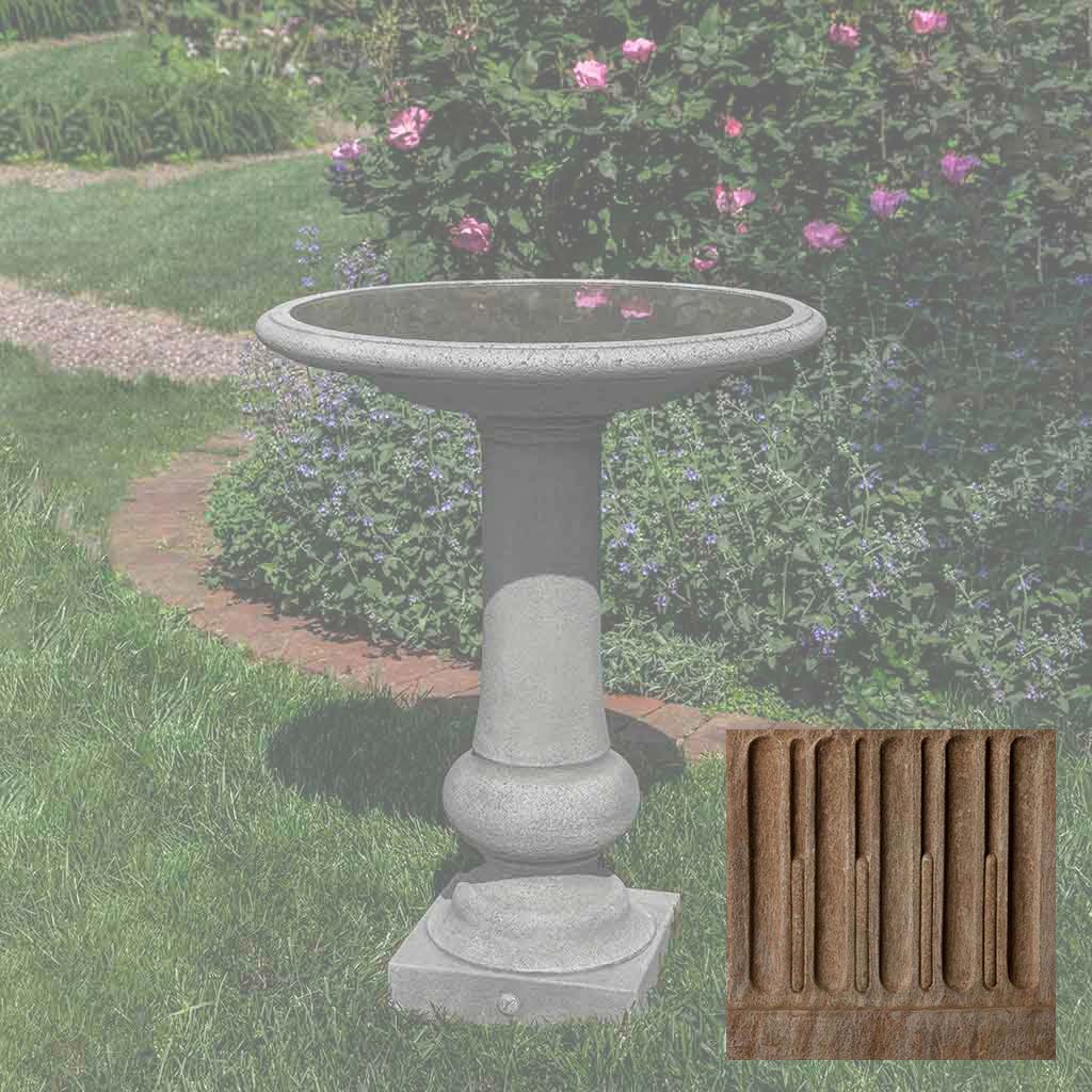 Williamsburg Boxwood Garden Birdbath