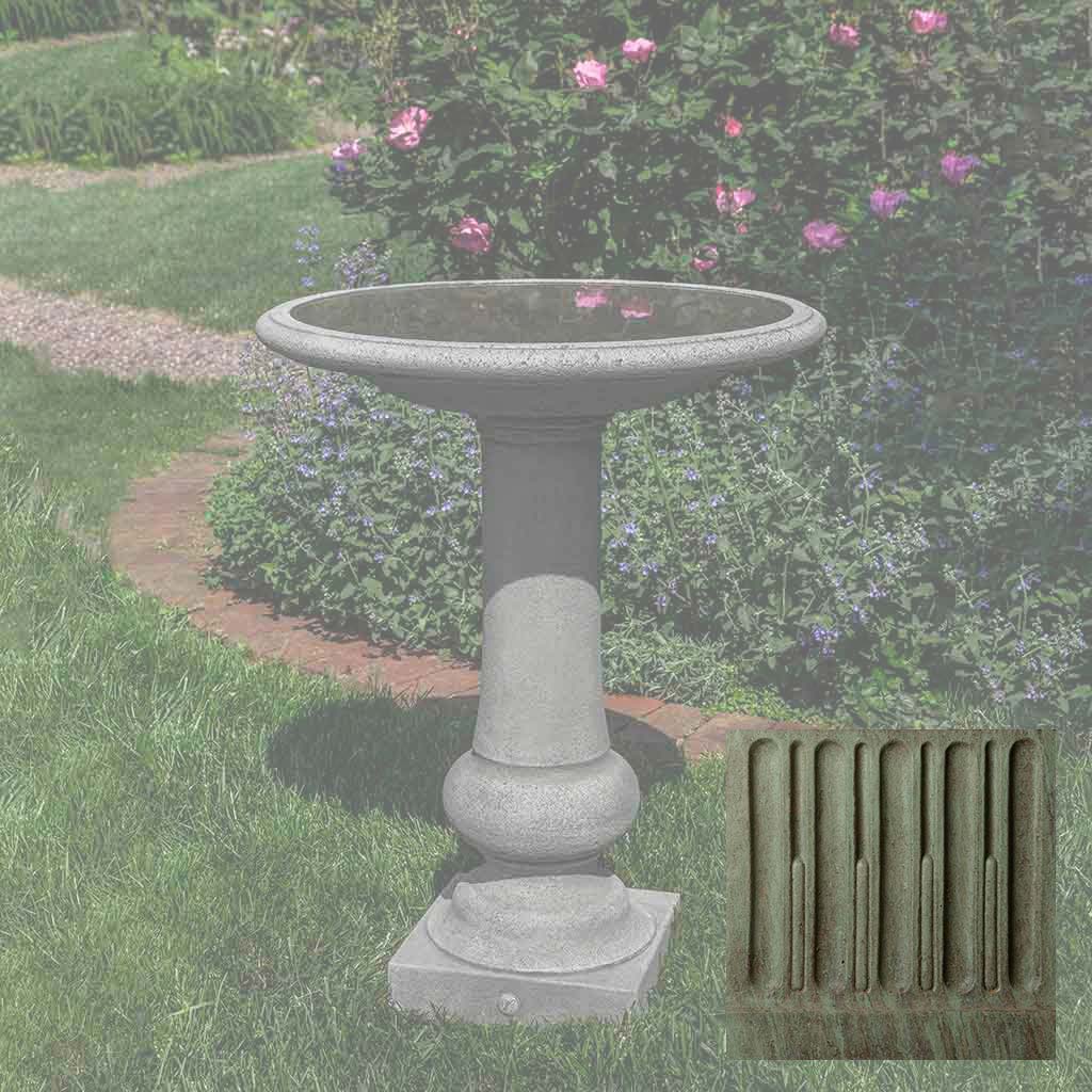 Williamsburg Boxwood Garden Birdbath
