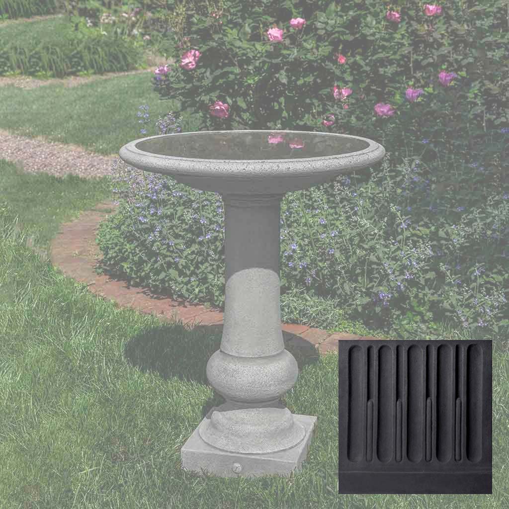 Williamsburg Boxwood Garden Birdbath
