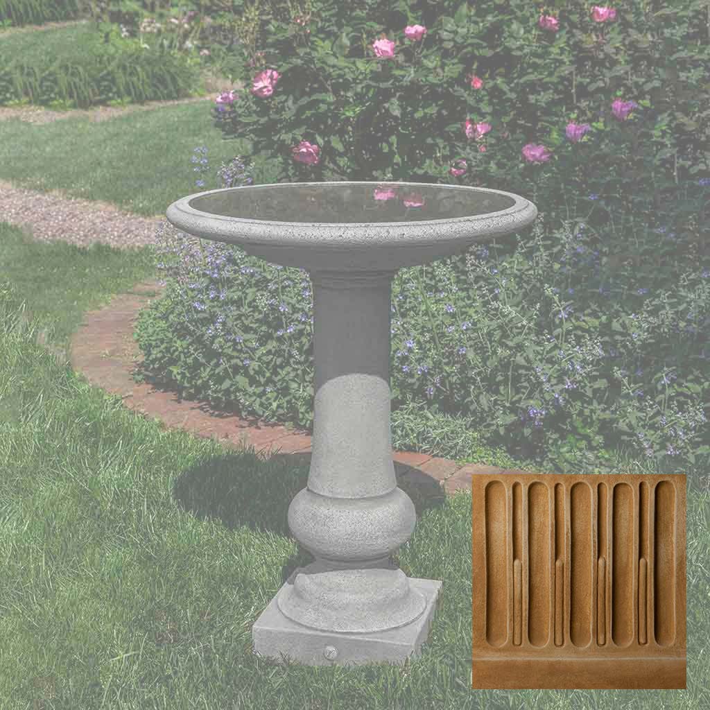 Williamsburg Boxwood Garden Birdbath