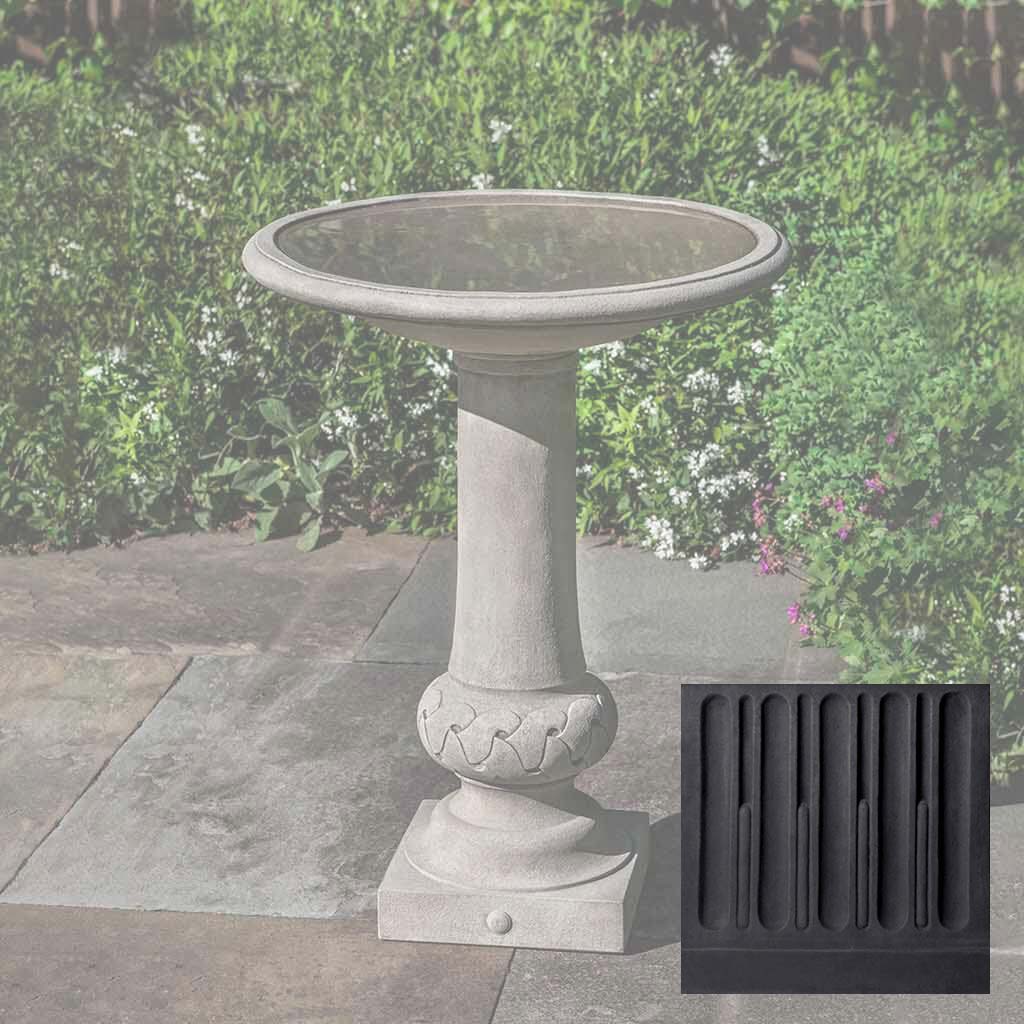 Williamsburg Knot Garden Birdbath