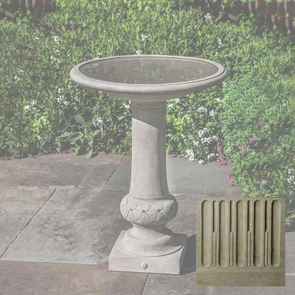Williamsburg Knot Garden Birdbath