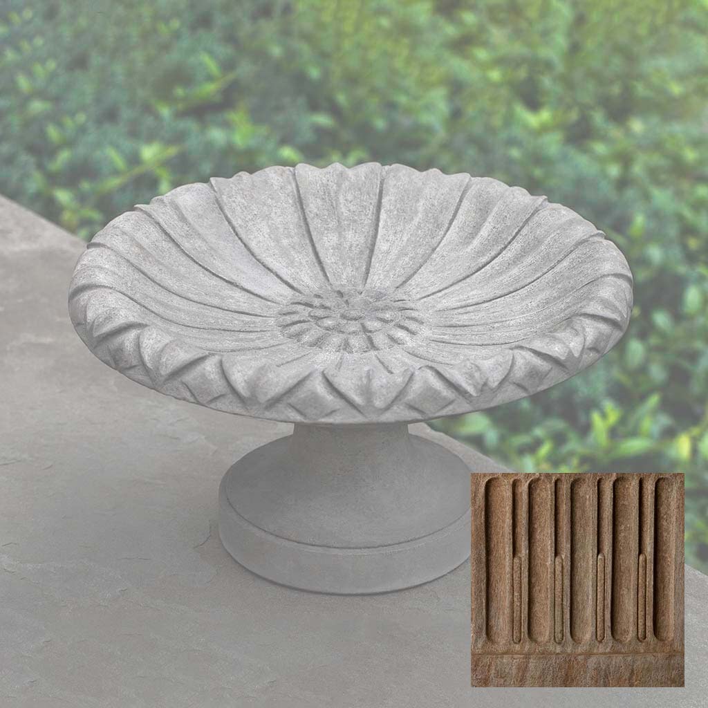 Lotus Birdbath, Small
