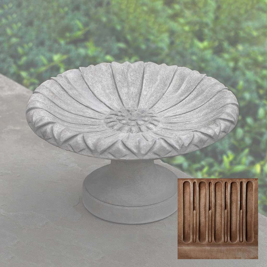 Lotus Birdbath, Small