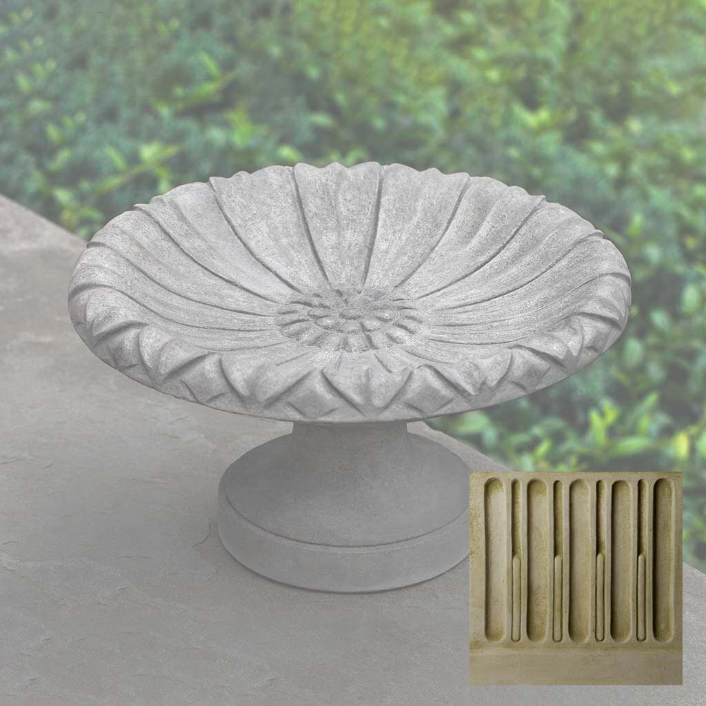 Lotus Birdbath, Small