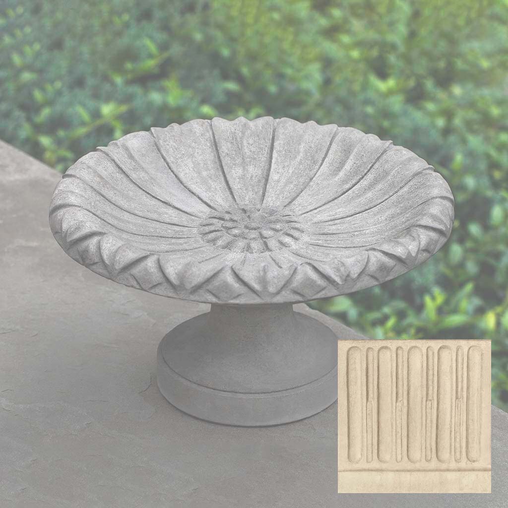 Lotus Birdbath, Small