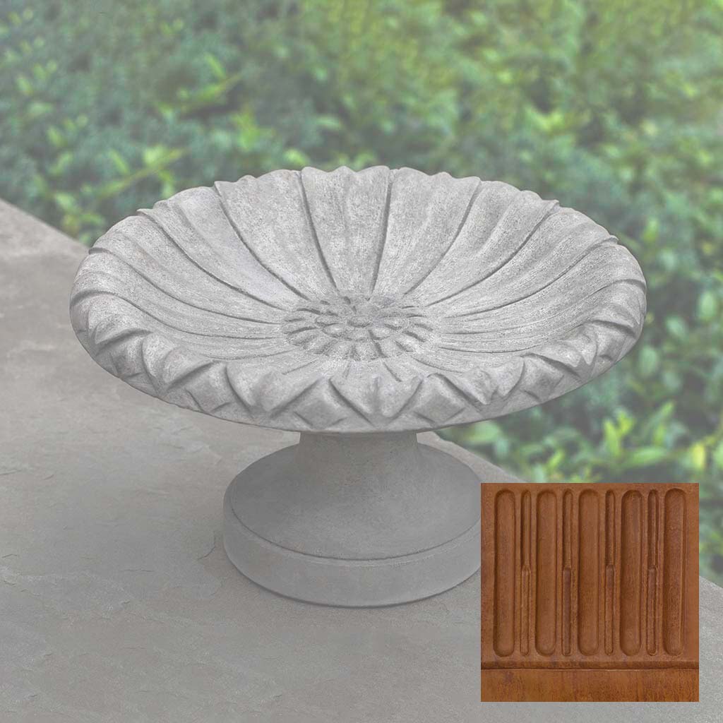 Lotus Birdbath, Small