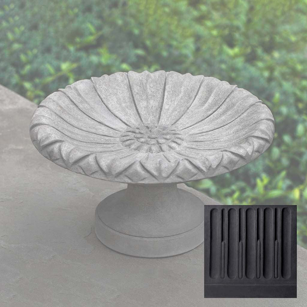 Lotus Birdbath, Small