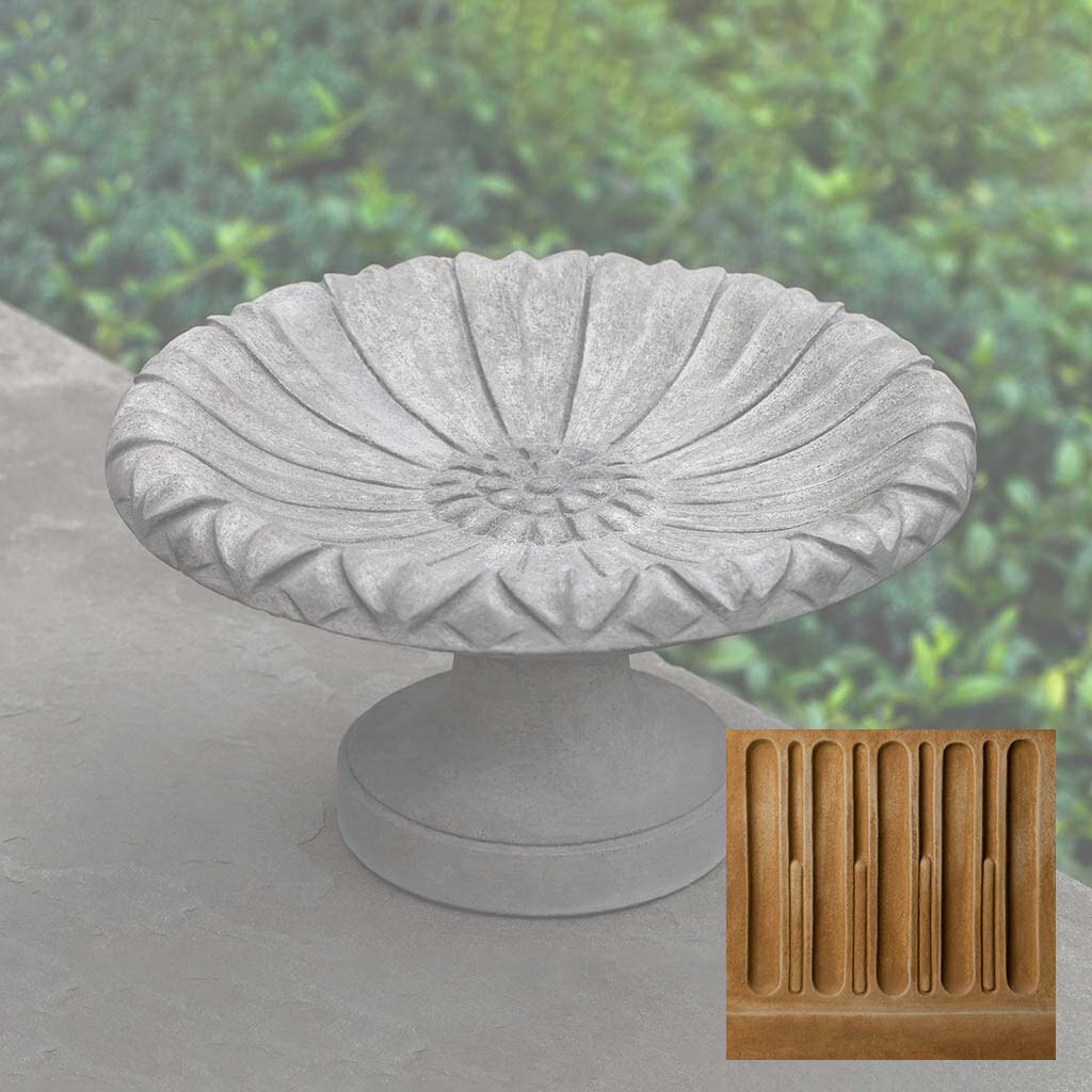 Lotus Birdbath, Small