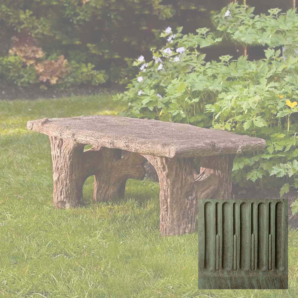 Faux Bois Bench