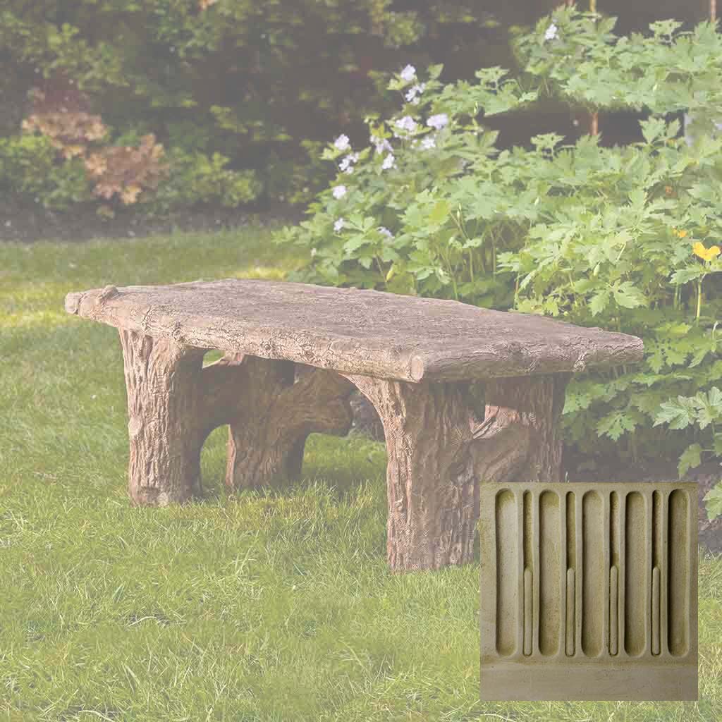 Faux Bois Bench