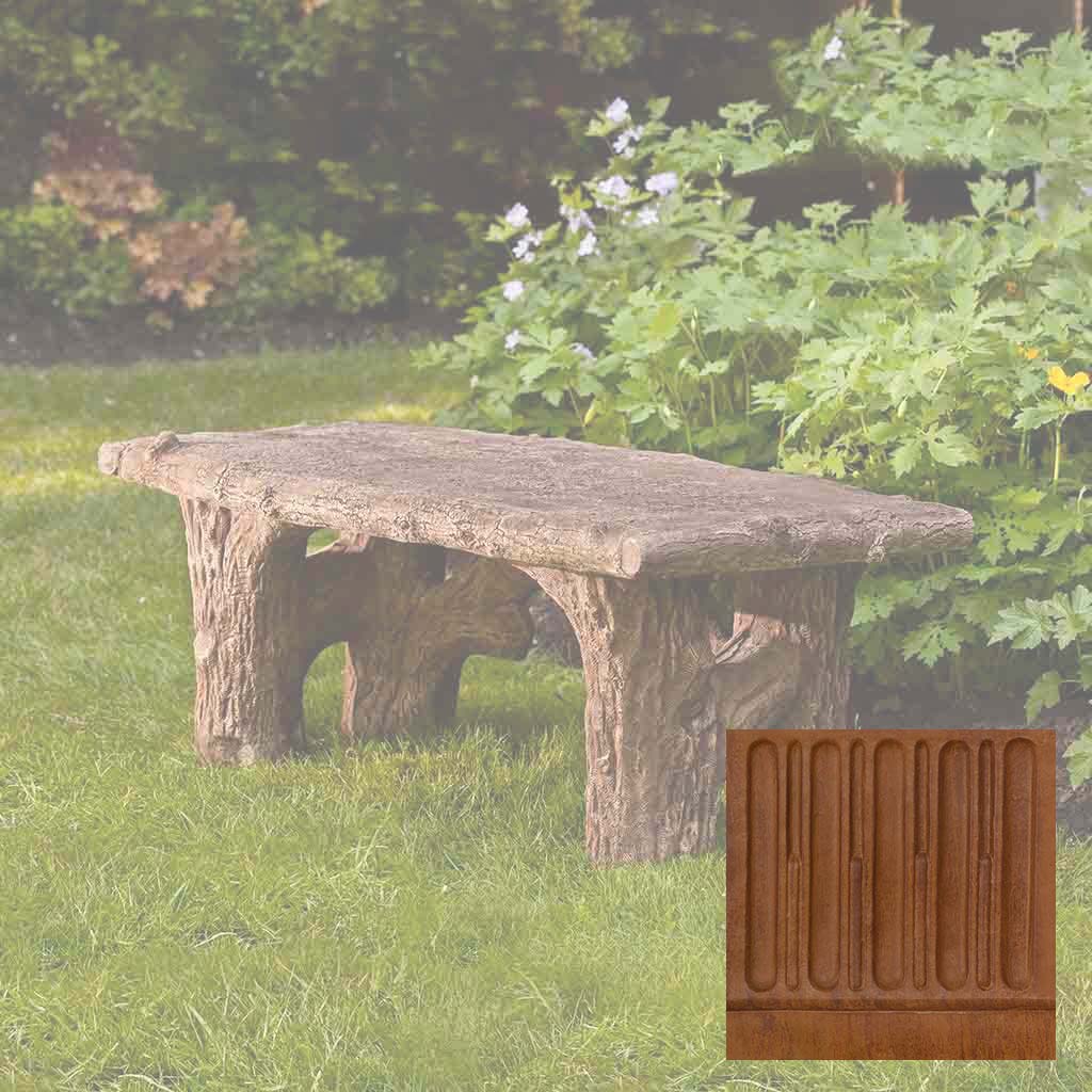 Faux Bois Bench