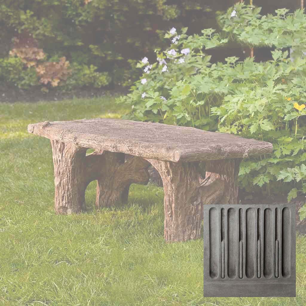 Faux Bois Bench