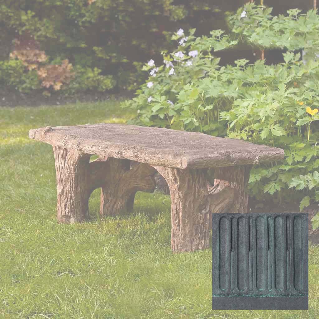 Faux Bois Bench