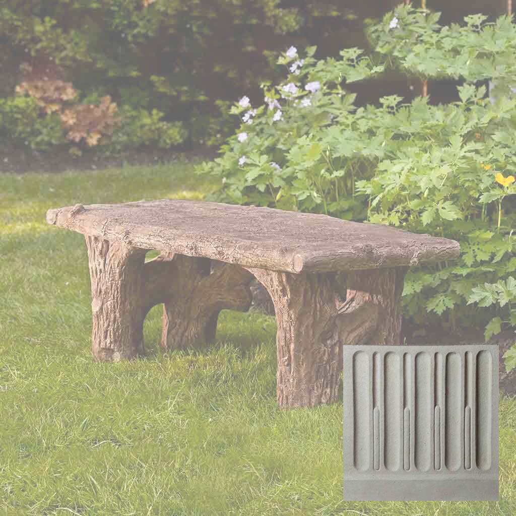 Faux Bois Bench