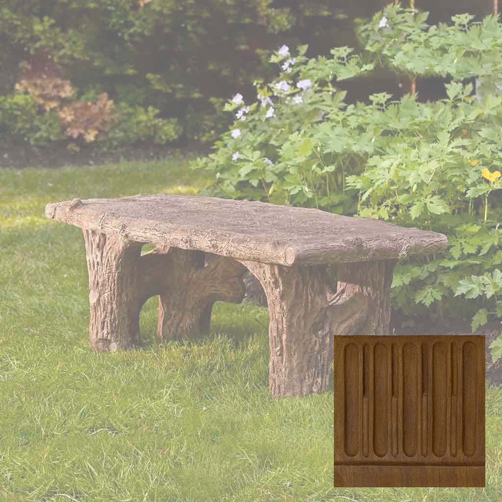 Faux Bois Bench