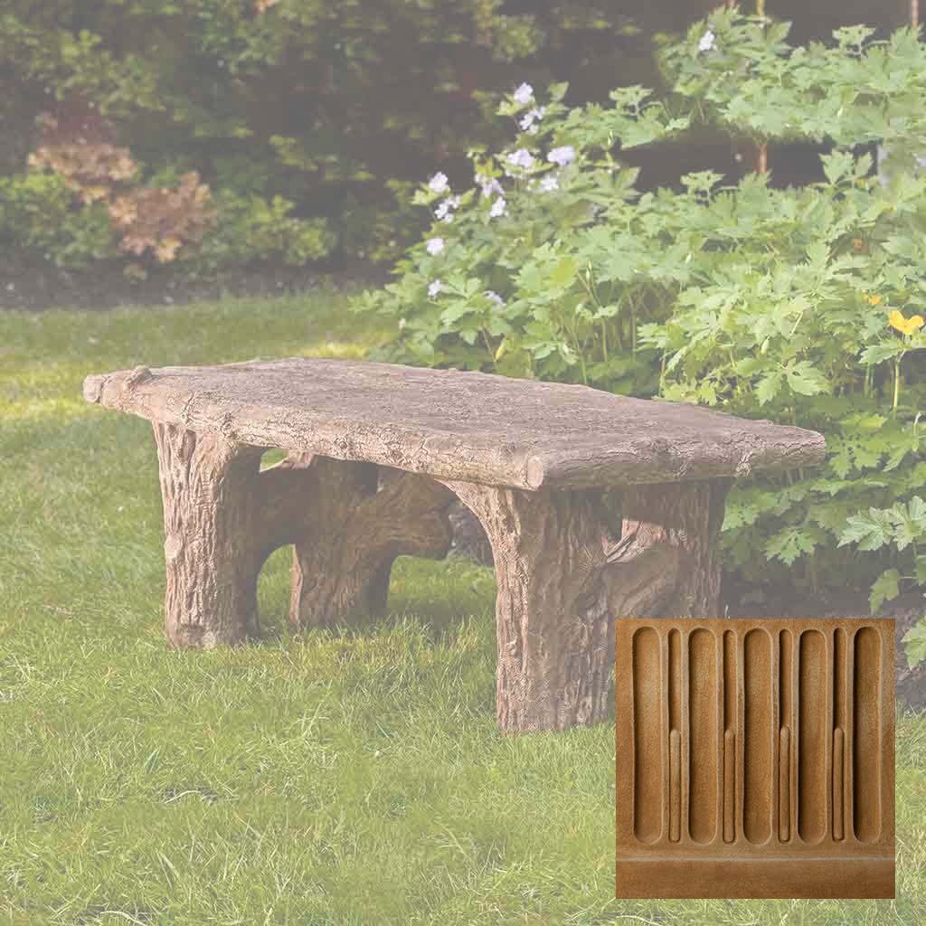 Faux Bois Bench