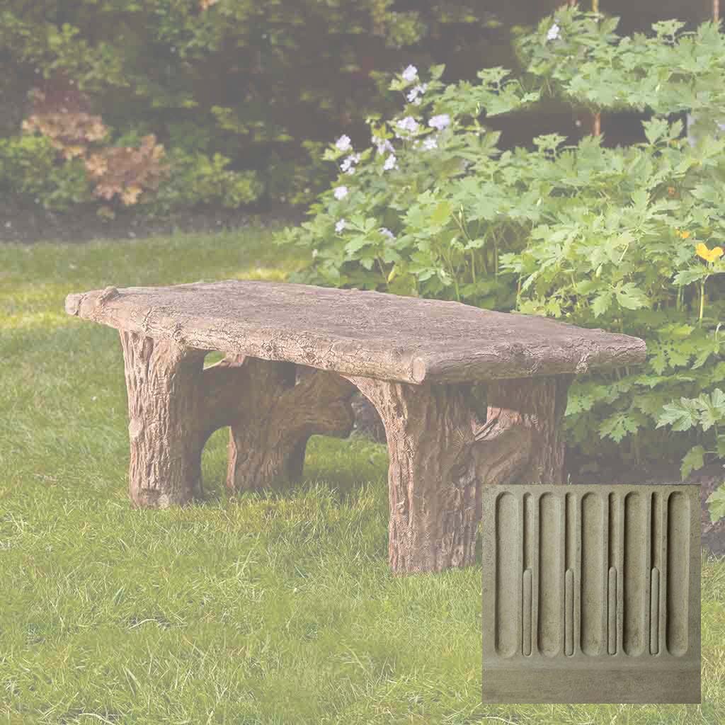Faux Bois Bench