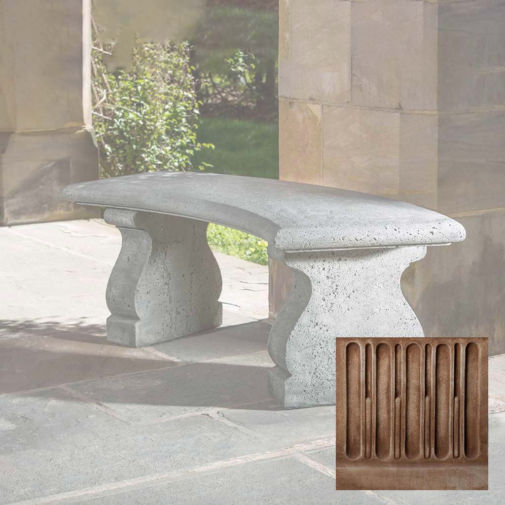 Provencal Curved Bench