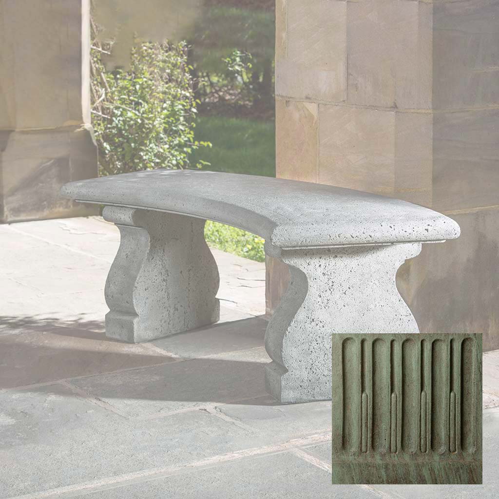 Provencal Curved Bench