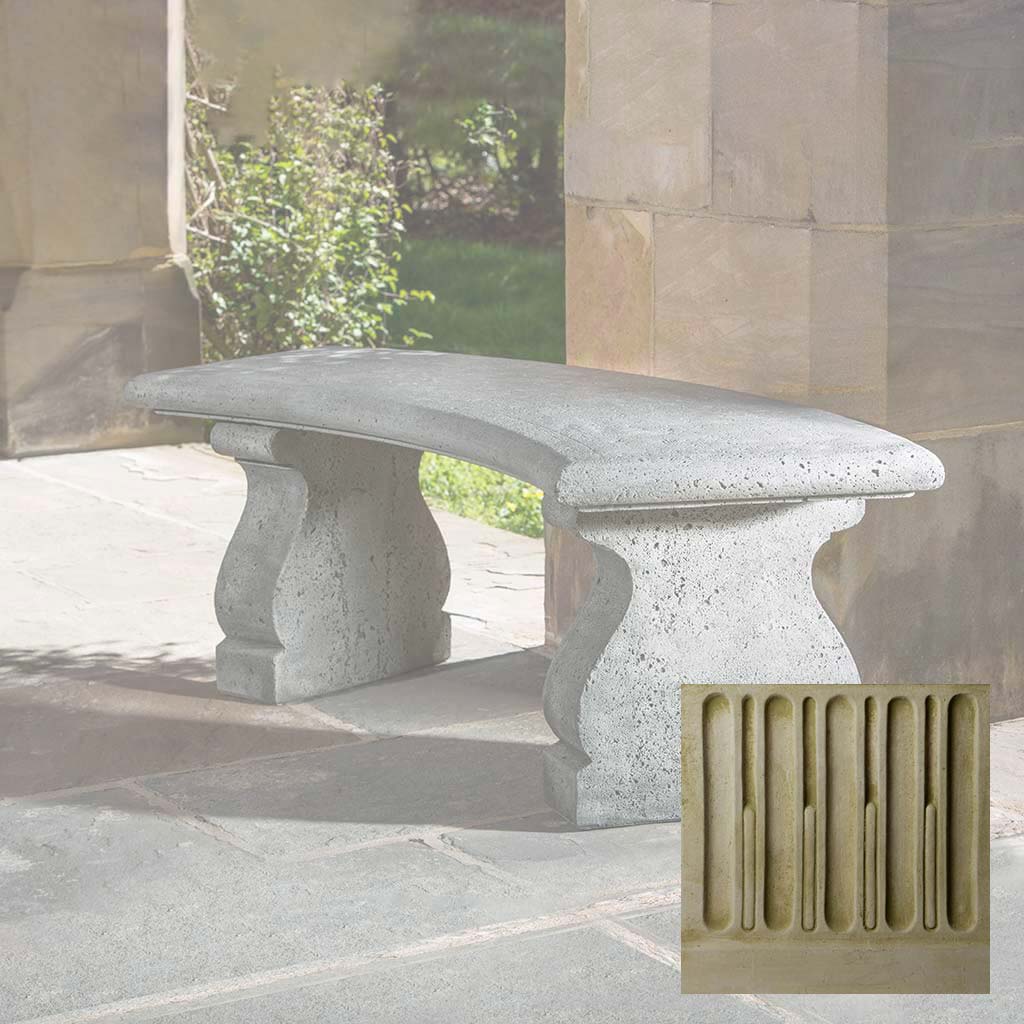 Provencal Curved Bench