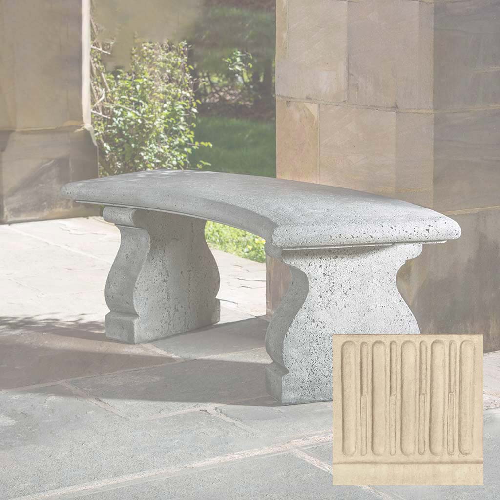 Provencal Curved Bench