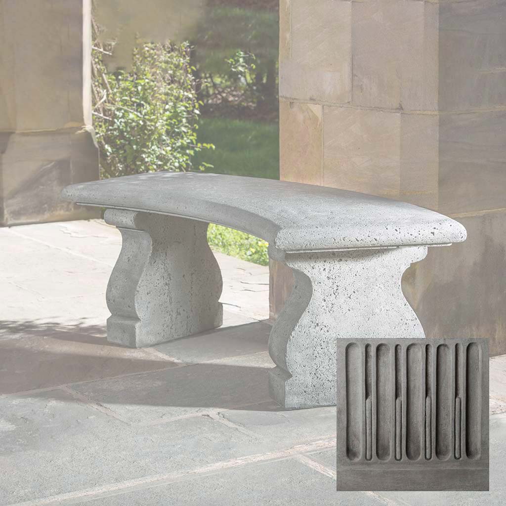 Provencal Curved Bench