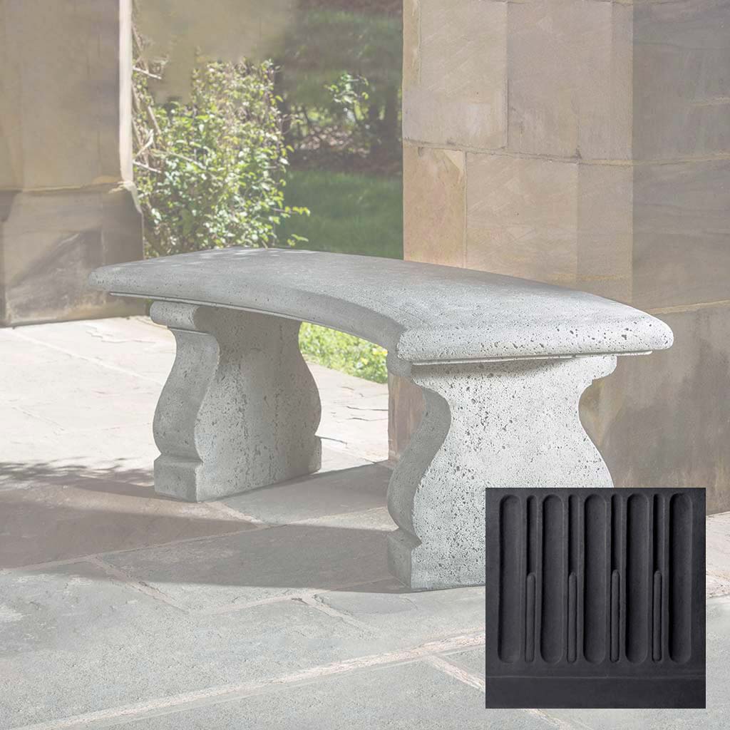 Provencal Curved Bench