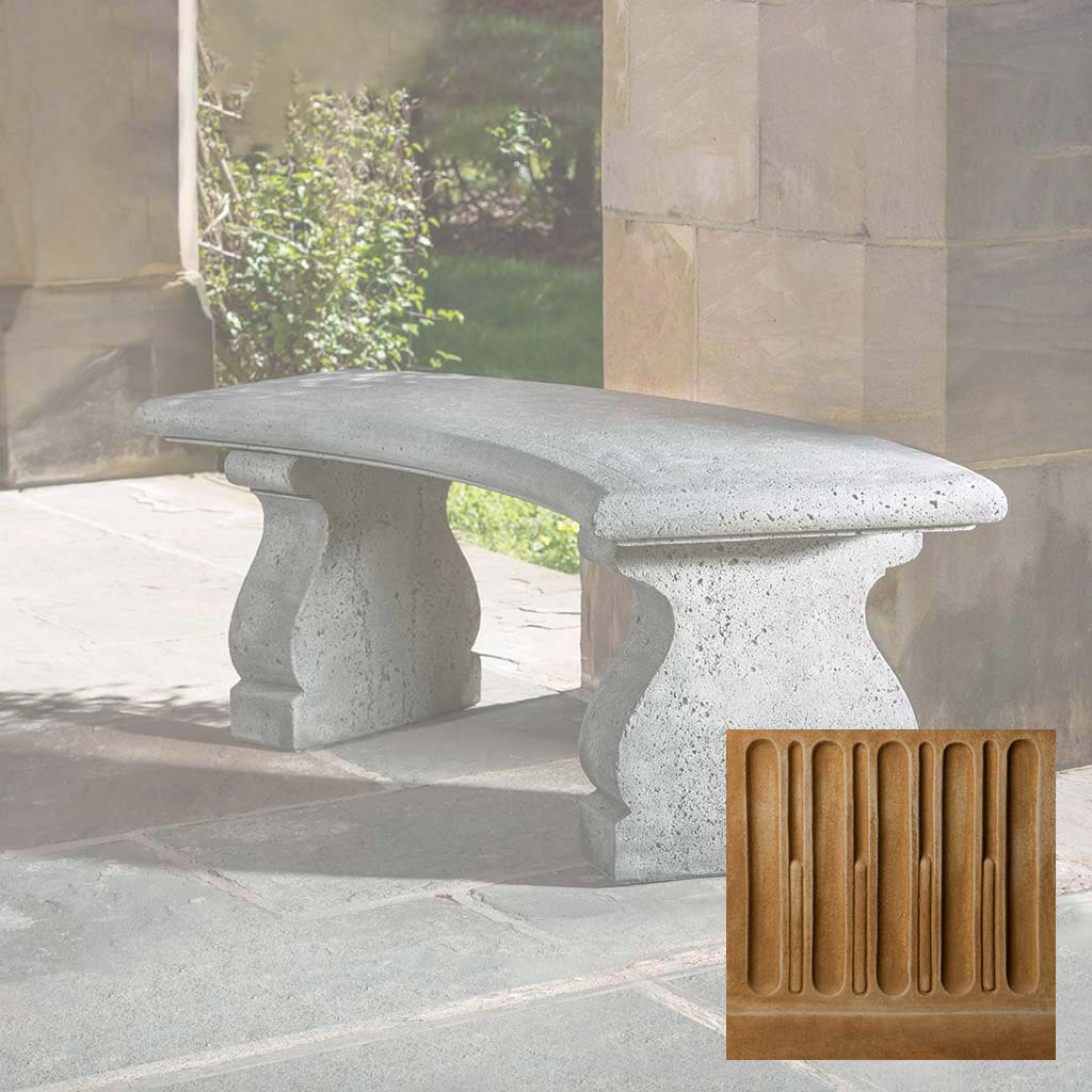 Provencal Curved Bench