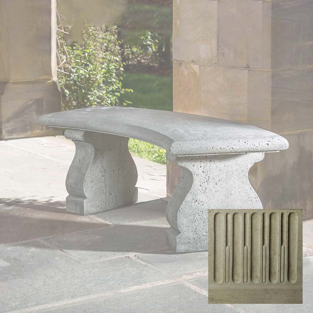 Provencal Curved Bench