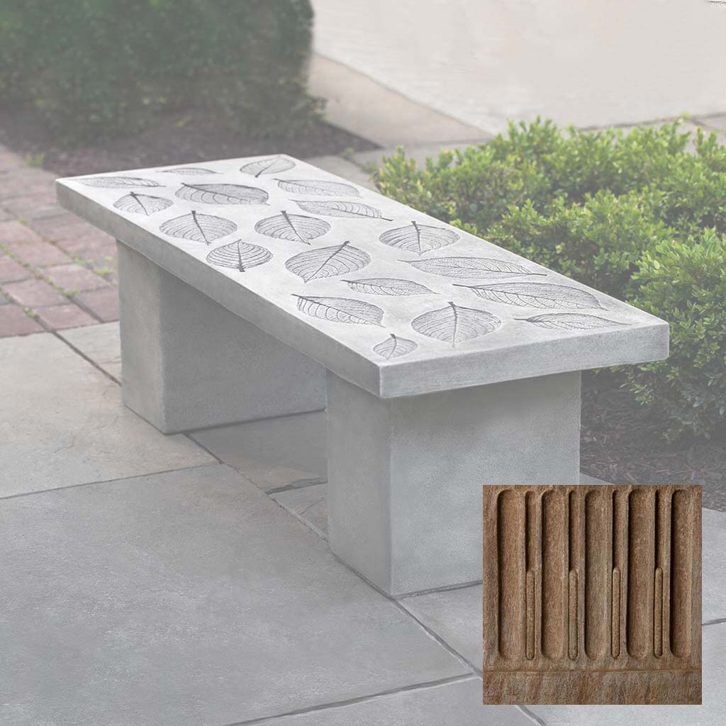 Hydrangea Leaf Bench