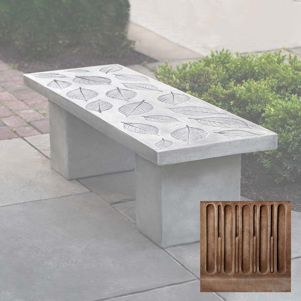 Hydrangea Leaf Bench