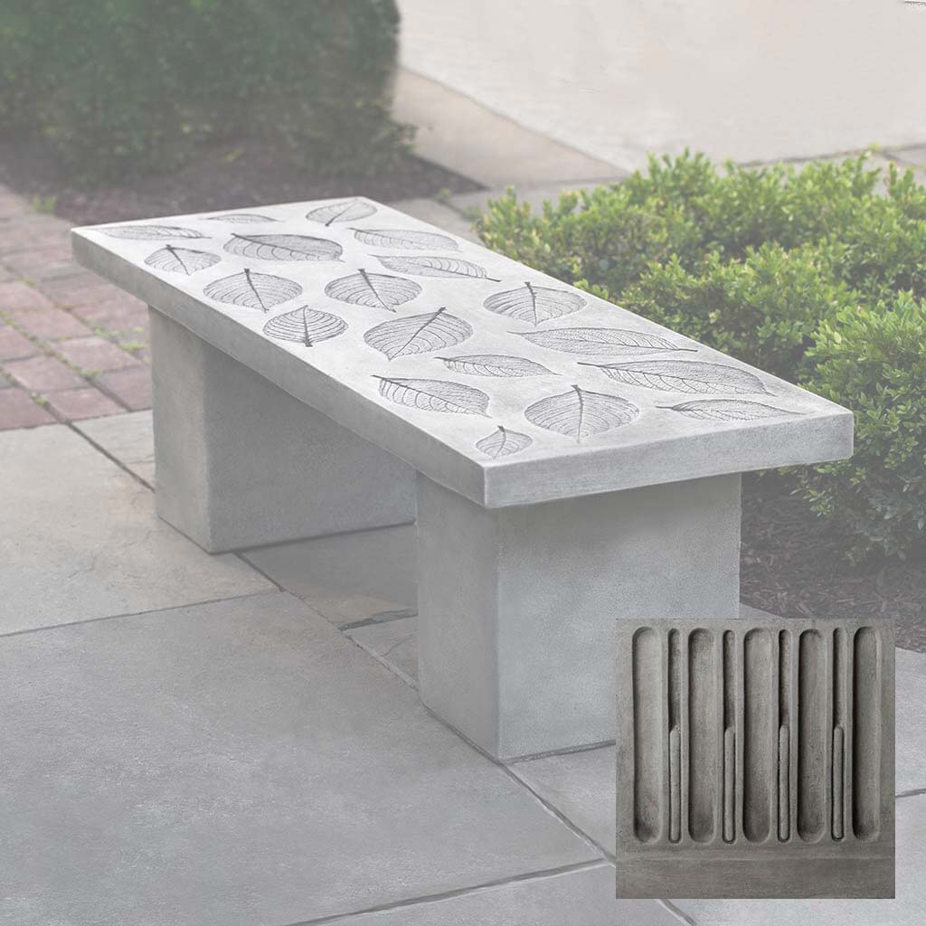 Hydrangea Leaf Bench