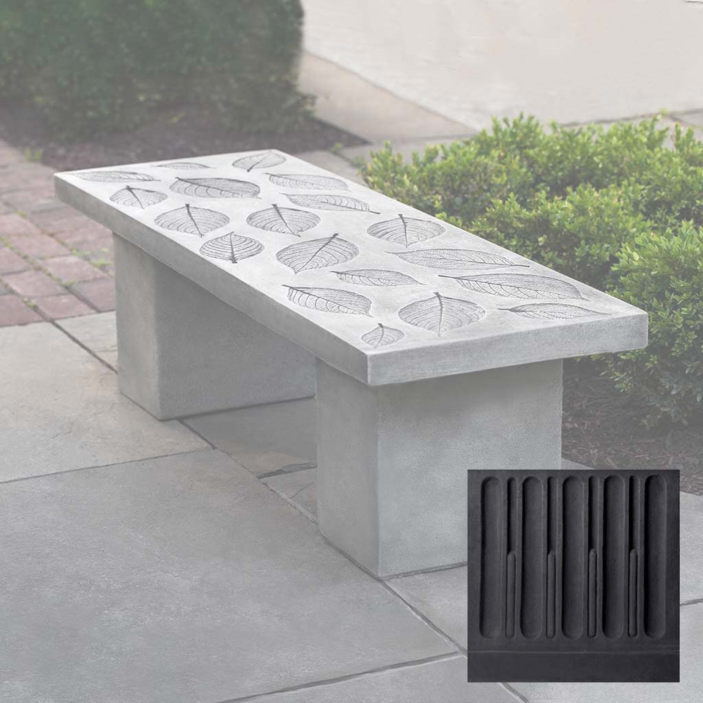 Hydrangea Leaf Bench