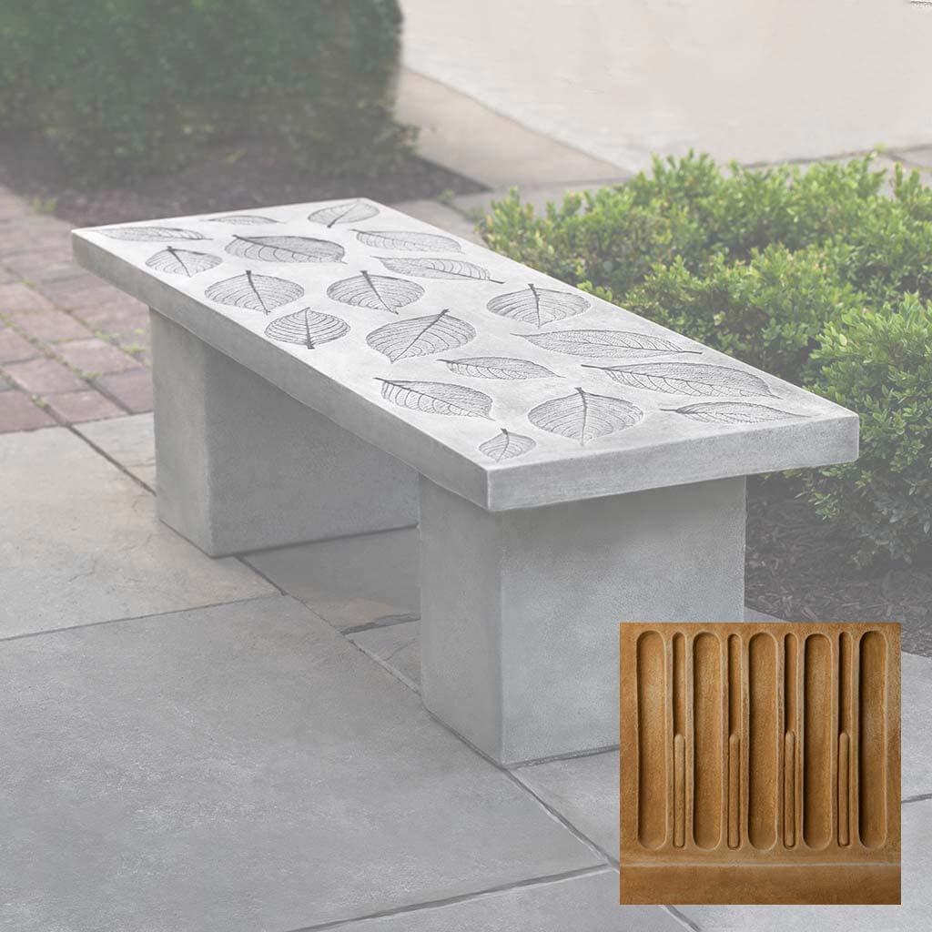 Hydrangea Leaf Bench